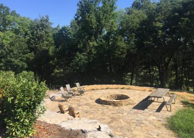 Outdoor Hardscape Patio and Fire Pit